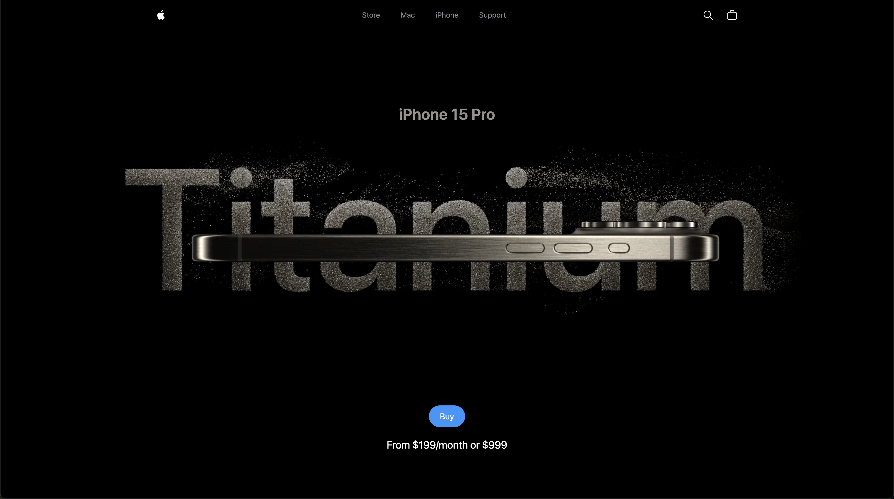 Animated Apple Iphone 3D Website